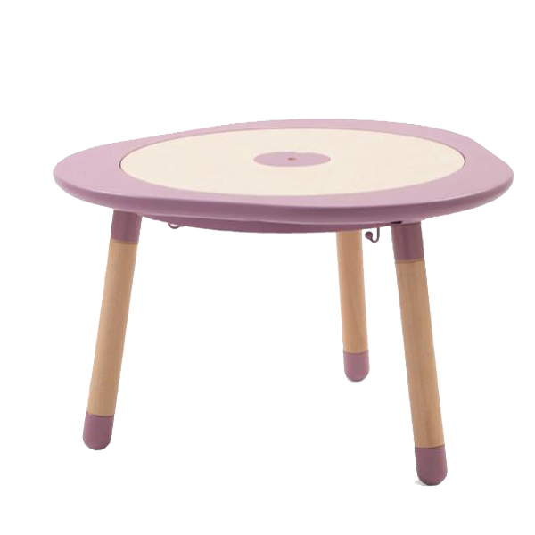 STOKKE MuTable Set stredný ( stolík, stolička, nádoba na ceruzky, odkladacie vrecúško ) - Mauve