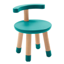 STOKKE MuTable Set stredný ( stolík, stolička, nádoba na ceruzky, odkladacie vrecúško ) - Tiffany