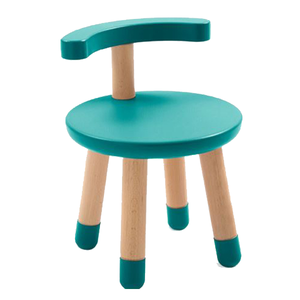 STOKKE MuTable Set stredný ( stolík, stolička, nádoba na ceruzky, odkladacie vrecúško ) - Tiffany