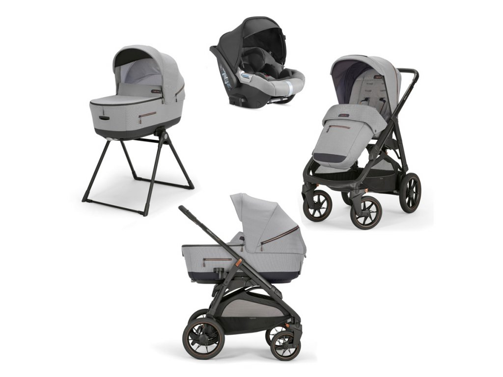 Kočík INGLESINA Aptica XT 2023 s polohovateľnou autosedačkou Darwin Recline i-Size - HORIZON GREY