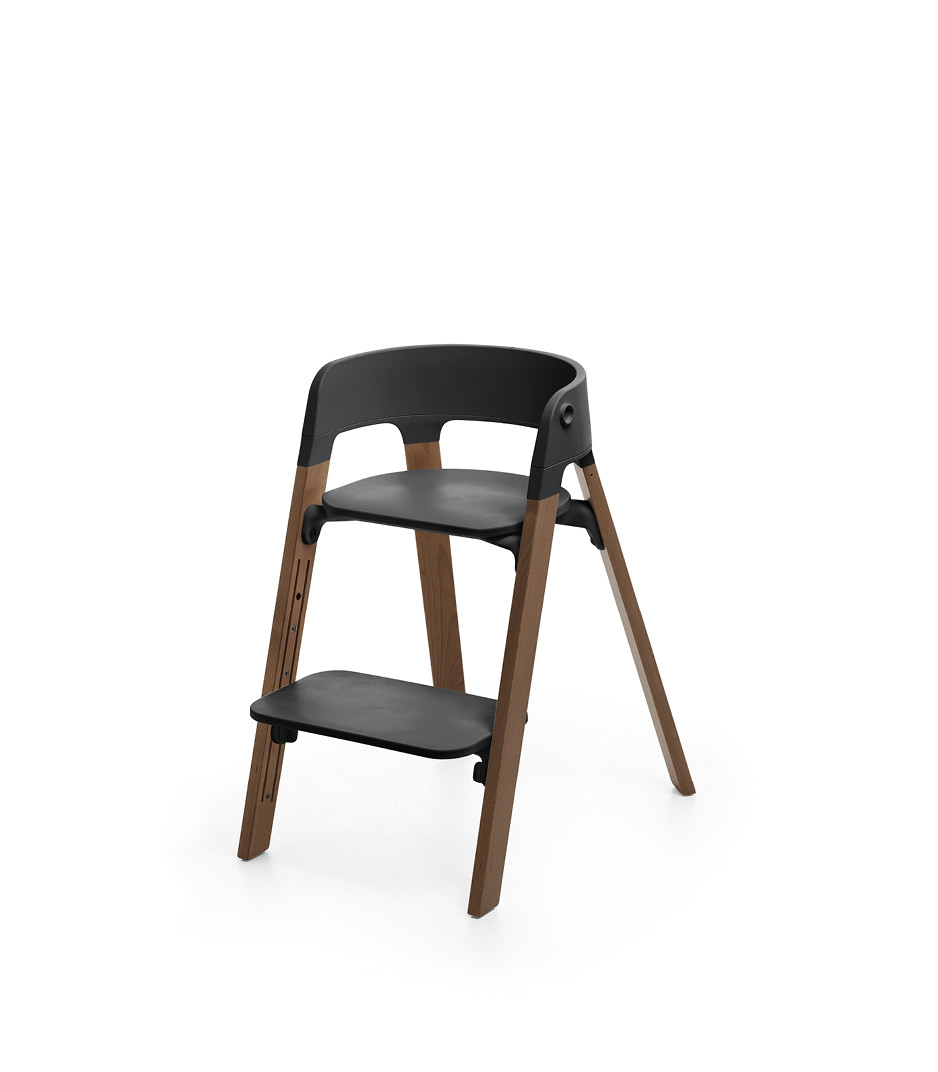 Stolička STOKKE Steps Black/ Golden Brown