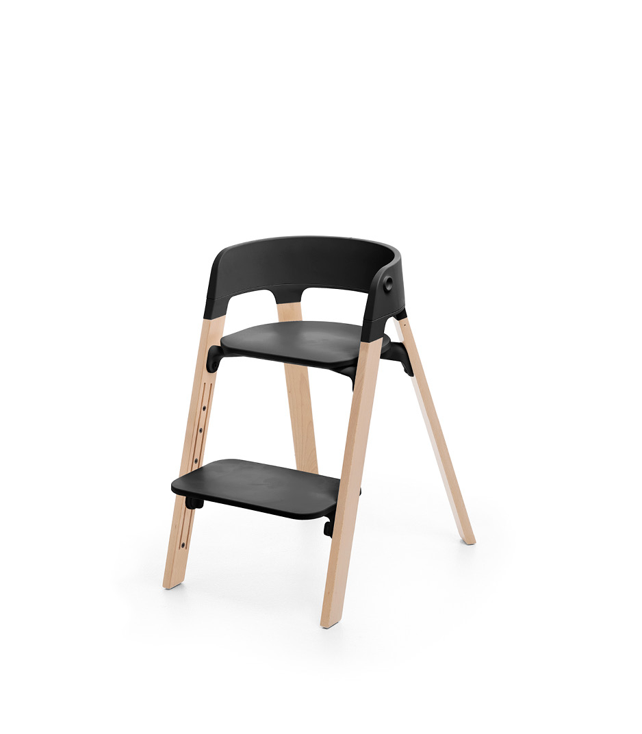 Stolička STOKKE Steps Black / Natural