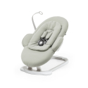 Lehátko STOKKE Steps Soft Sage s bielym rámom