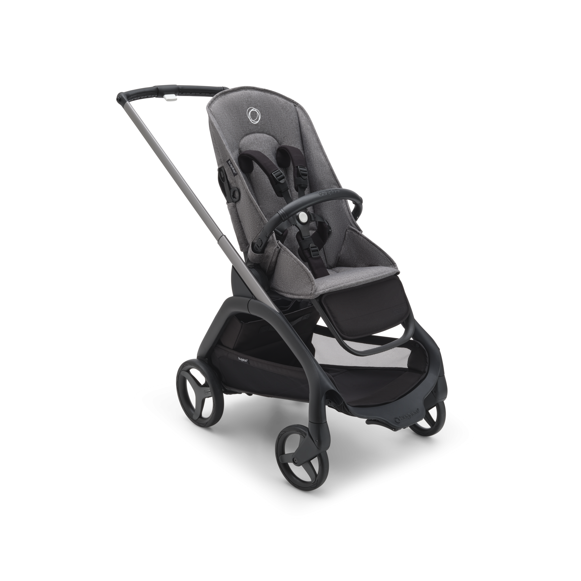 BUGABOO Dragonfly športový kočík GRAPHITE / GREY MELANGE bez striešky