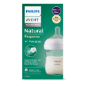 Fľaša AVENT Natural Response sklenená 120 ml, 0m+