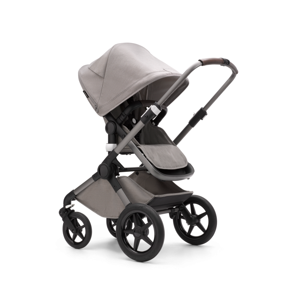 BUGABOO Fox 3 - Mineral Colection Light Grey + Autosedačka Cybex Aton 5 -čierna + adapter