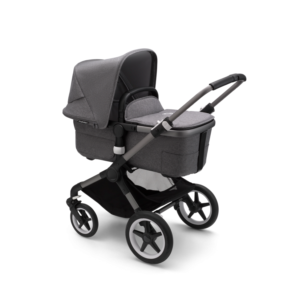 BUGABOO Fox 3 - Graphite / Grey Melange + Autosedačka CYBEX Aton B2 ( I-size ) - Vulcano Back + adapter