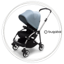 Športový kočík BUGABOO Bee 6 ALU / BLACK strieška VAPOR BLUE