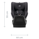 Autosedačka BRITAX-ROMER Dualfix M Plus - Space Black