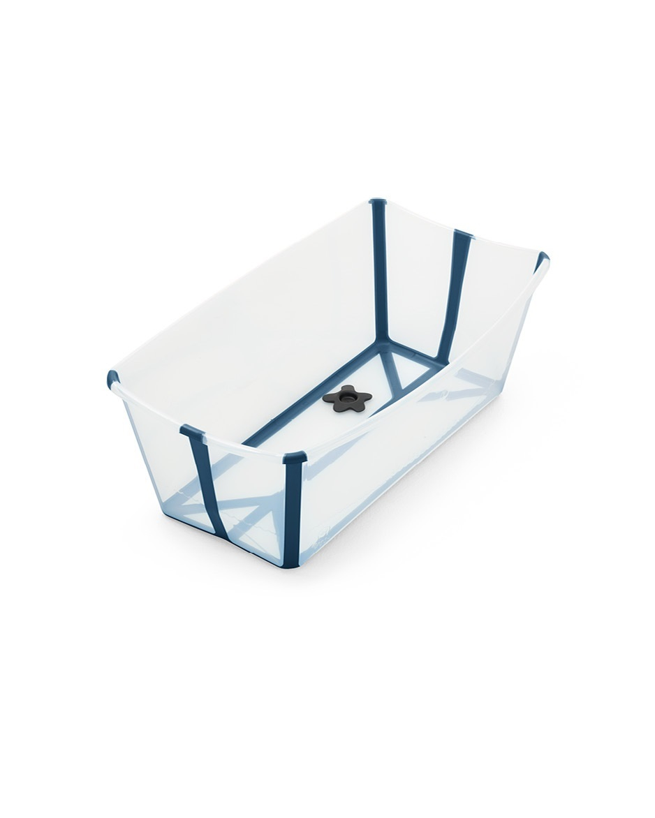 Vanička na kúpanie s termosenzitívnou nálepkou STOKKE Flexi Bath Transparent Blue