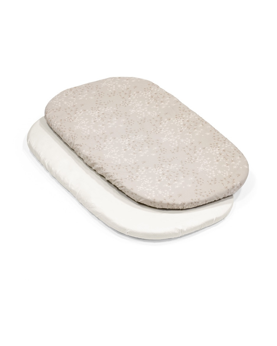 STOKKE Snoozi plachta - Vanilla Dandelion 2ks