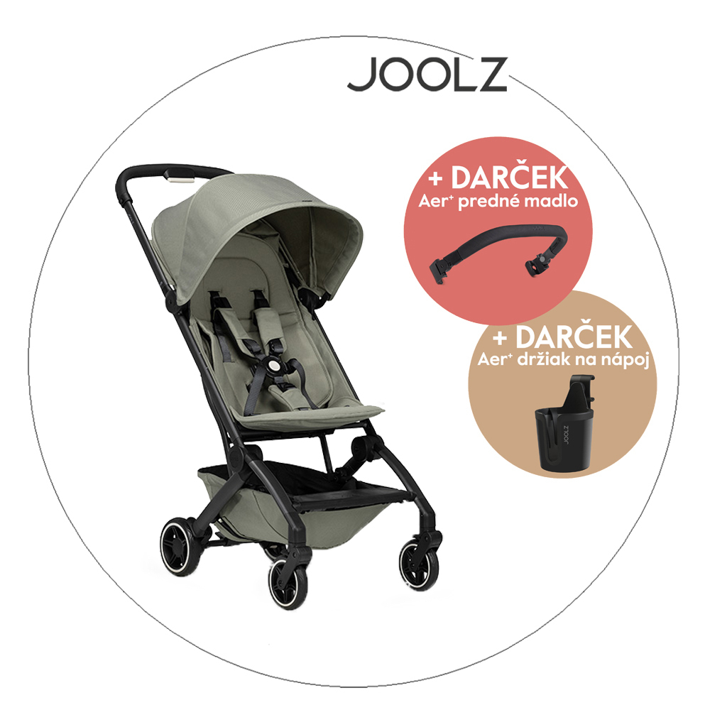 JOOLZ Aer+ Športový kočík - Sage green + Darčeky