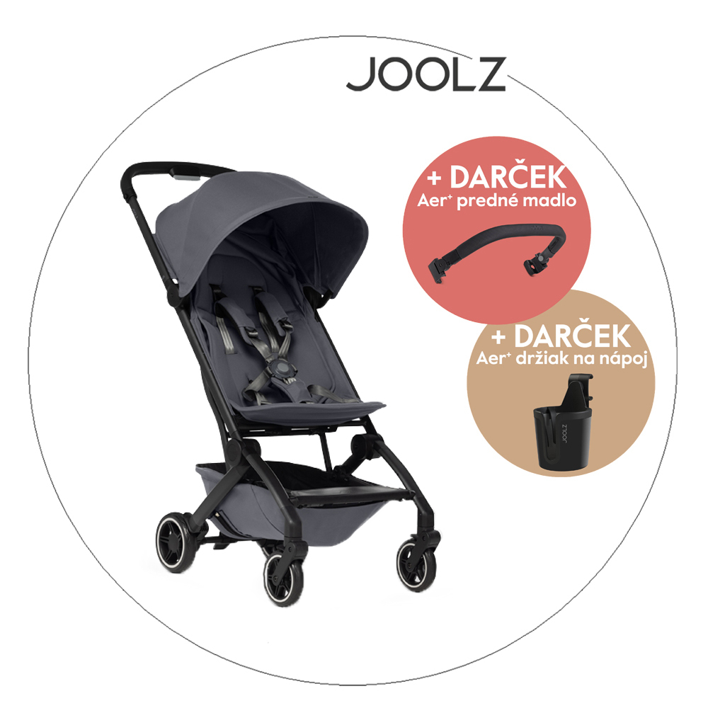 JOOLZ Aer+ Športový kočík - Stone grey + Darčeky