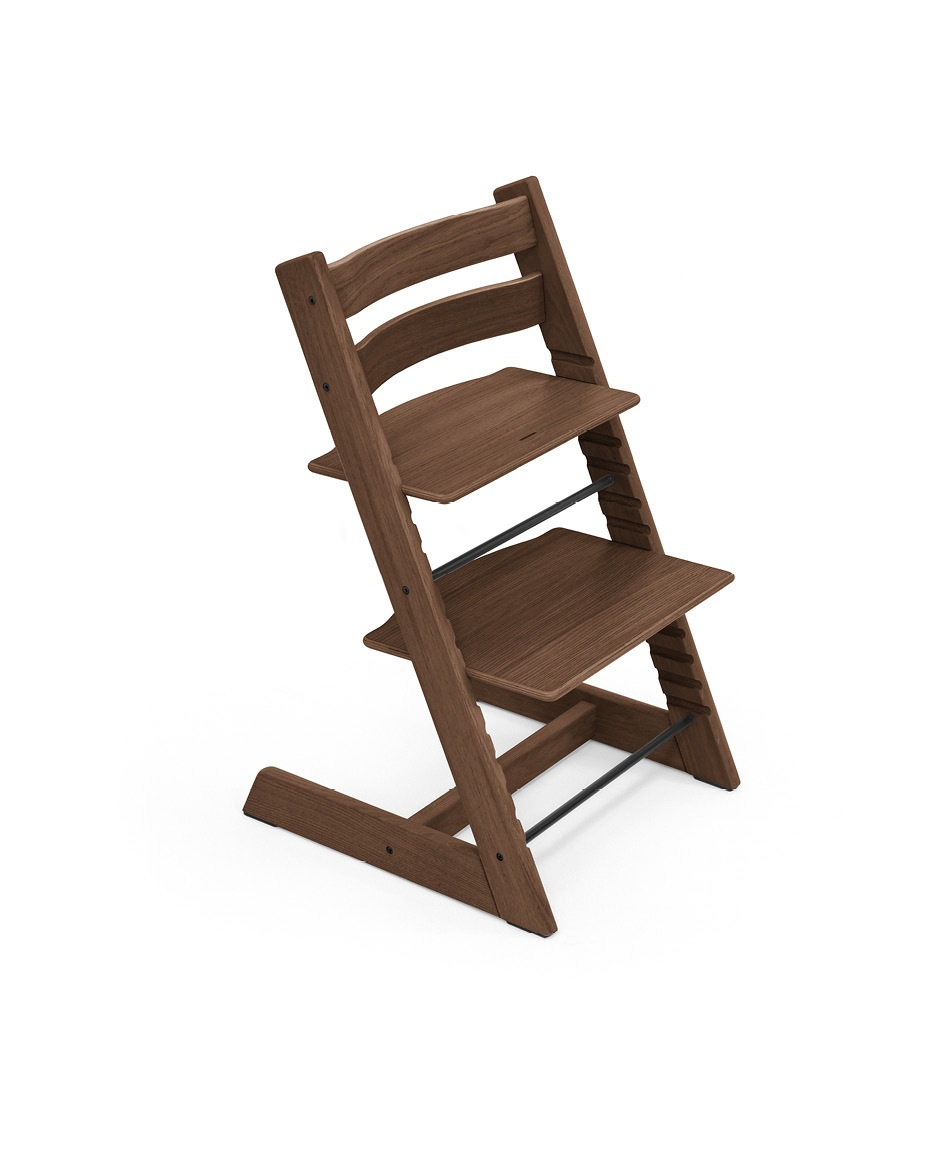 Set STOKKE Tripp Trapp Jedálenská stolička Oak Warm Brown, Baby set Oak Warm Brown, Pultík Black