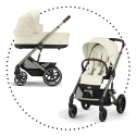 CYBEX Balios S Lux New 2.kombinácia - Seashell Beige