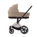 CYBEX Priam Podvozok Rose Gold + Vanička Cozy Beige