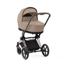 CYBEX Priam Podvozok Rose Gold + Vanička Cozy Beige