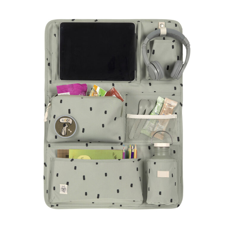 LÄSSIG Organizer Car Wrap-to-Go Happy Prints light olive