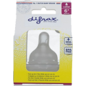DIFRAX Fľaša wide natural + Cumlík na flašu wide natural L 2 ks + wide natural S 2 ks