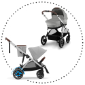CYBEX e-Gazelle S 2.kombinácia - Stone grey
