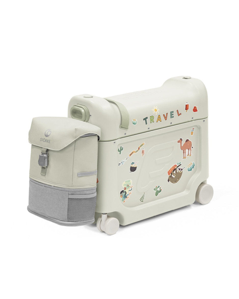 Set Stokke JetKids BedBox V4 + Crew Backpack See Green