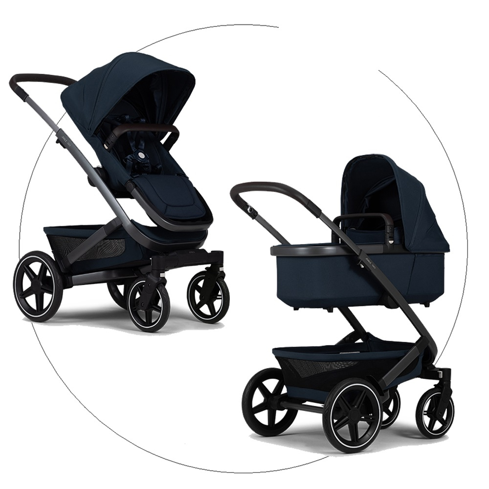 2- kombinácia kočíka JOOLZ Geo 3 Mono - Brilliant black