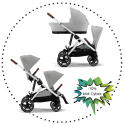Súrodenecký kočík CYBEX Gazelle S - Stone grey