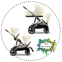 Súrodenecký kočík CYBEX Gazelle S - Seashell beige