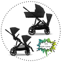 Súrodenecký kočík CYBEX Gazelle S - Moon black