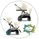Súrodenecký kočík CYBEX e-Gazelle S - Seashell beige