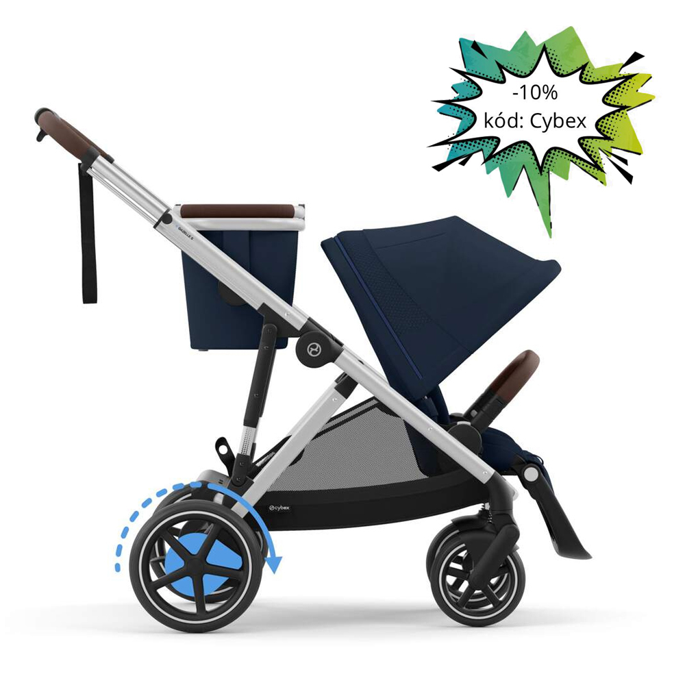 Športový kočík CYBEX e-Gazelle S - Ocean blue