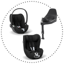 Set CYBEX Cloud T I-SIZE + Sirona T I-SIZE + Isofixová báza Base - Sepia black T