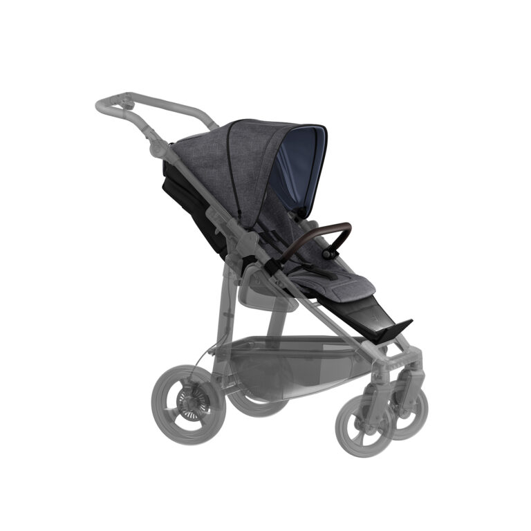 Športová XXL sedačka pre podvozok TFK mono/pro premium grey