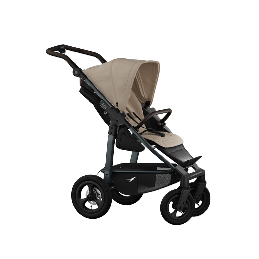Podvozok TFK Mono 4 air + vanička kombi , XXL športové sedadlo sand + Cybex B2 i-size + Base One + doplnky