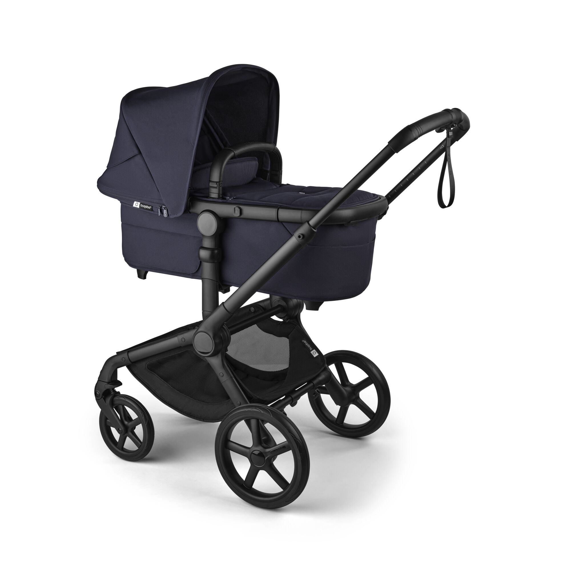 BUGABOO Fox 5 Renew Deep indigo + Autosedačka CYBEX Aton B2 i-Size + Base One - Volcano Black + adaptery