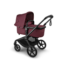 BUGABOO Fox 5 Renew Dark cherry + Autosedačka CYBEX Aton B2 i-Size + Base One - Volcano Black + adaptery