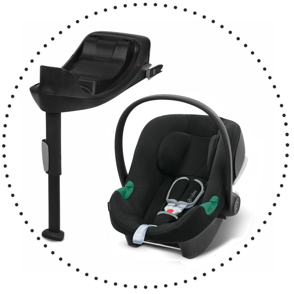 BUGABOO Fox 5 Renew Heritage black + Autosedačka CYBEX Aton B2 i-Size + Base One - Volcano Black + adaptery