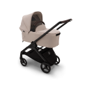 BUGABOO Set Dragonfly - black/desert taupe + autosedačka JOIE i-level eclipse + adaptéry