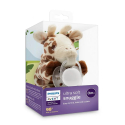 AVENT Hračka plyšová s cumlíkom Ultrasoft 0m žirafa