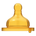 CHICCO Cumlík na fľašu Original Touch latex, kaša +6m 2 ks