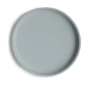 MUSHIE silikónový tanier s prísavkou - Powder blue