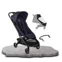 Športový kočík BUGABOO Butterfly 2 deep indigo + madlo + pláštenka