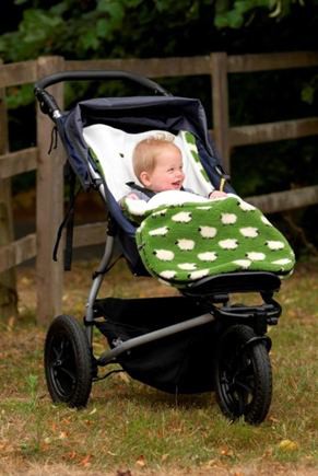 BUGGYSNUGGLE Fusak TEXTURED Sheep Sherpa Fleece Green