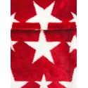 BuggySnuggle Fusak Fur Red/White Stars