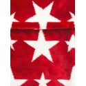 BuggySnuggle Fusak Fur Red/White Stars