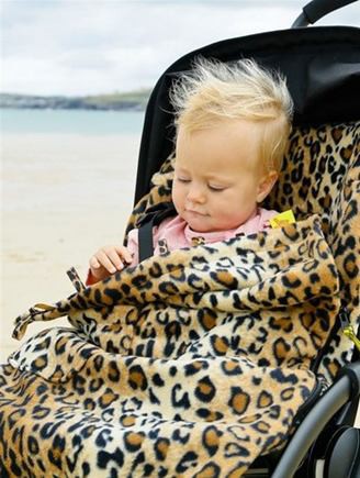 BuggySnuggle Fusak Textured Toggles Leopard Fleece